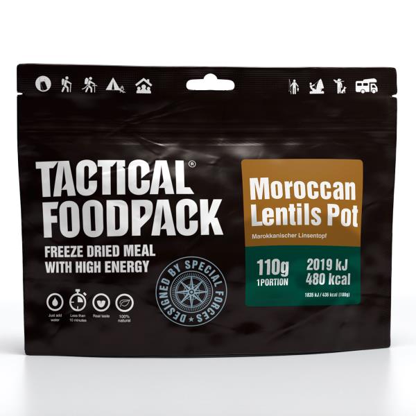 Moroccan Lentils Pot 110g - Φακές Μαροκινές TACTICAL FOODPACK