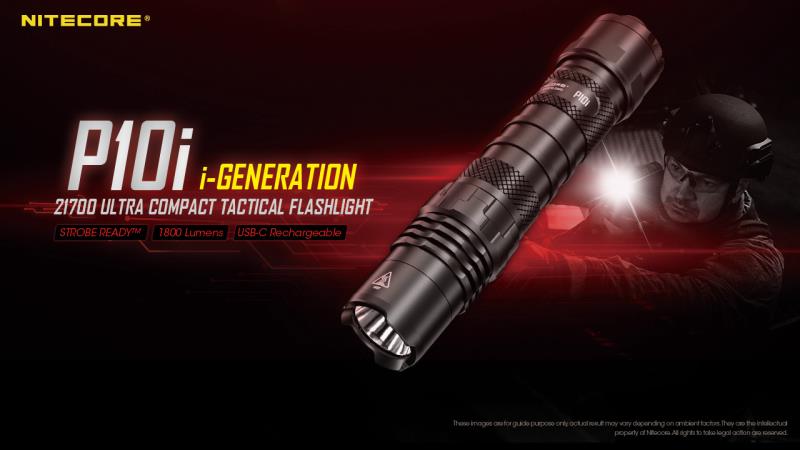 ΦΑΚΟΣ ΕΠΙΧΕΙΡΗΣΙΑΚΟΣ LED NITECORE PRECISE P10i, Tactical, Strobe Ready 1800lm