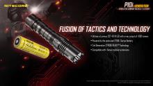 ΦΑΚΟΣ ΕΠΙΧΕΙΡΗΣΙΑΚΟΣ LED NITECORE PRECISE P10i, Tactical, Strobe Ready 1800lm