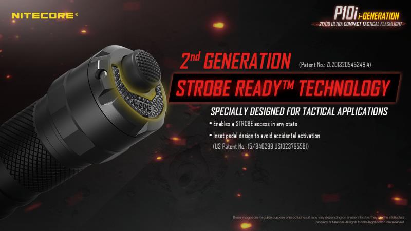 ΦΑΚΟΣ ΕΠΙΧΕΙΡΗΣΙΑΚΟΣ LED NITECORE PRECISE P10i, Tactical, Strobe Ready 1800lm