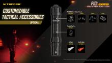 ΦΑΚΟΣ ΕΠΙΧΕΙΡΗΣΙΑΚΟΣ LED NITECORE PRECISE P10i, Tactical, Strobe Ready 1800lm