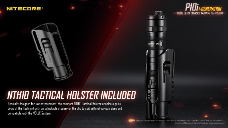 ΦΑΚΟΣ ΕΠΙΧΕΙΡΗΣΙΑΚΟΣ LED NITECORE PRECISE P10i, Tactical, Strobe Ready 1800lm