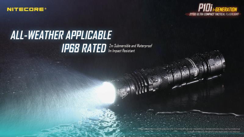 ΦΑΚΟΣ ΕΠΙΧΕΙΡΗΣΙΑΚΟΣ LED NITECORE PRECISE P10i, Tactical, Strobe Ready 1800lm