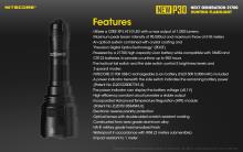ΦΑΚΟΣ ΕΠΙΧΕΙΡΗΣΙΑΚΟΣ LED NITECORE PRECISE P30 NEW + 2150R USB-C 1000lm