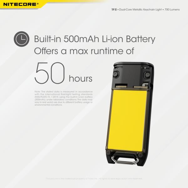 ΦΑΚΟΣ ΜΠΡΕΛΟΚ LED NITECORE TIP SE 700lm