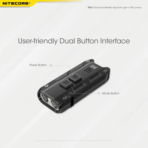 ΦΑΚΟΣ ΜΠΡΕΛΟΚ LED NITECORE TIP SE 700lm