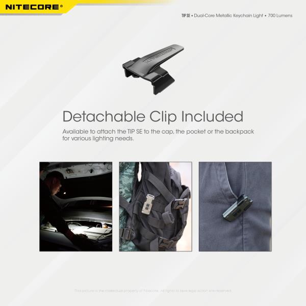 ΦΑΚΟΣ ΜΠΡΕΛΟΚ LED NITECORE TIP SE 700lm