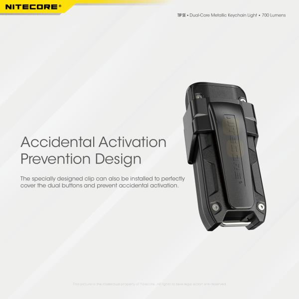 ΦΑΚΟΣ ΜΠΡΕΛΟΚ LED NITECORE TIP SE 700lm