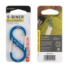 ΚΡΙΚΟΣ ΑΣΦΑΛΕΙΑΣ ΔΙΠΛΟΣ NITE IZE S-BINER ALUMINUM DUAL CARABINER ΜΕΓΕΘΟΣ 3