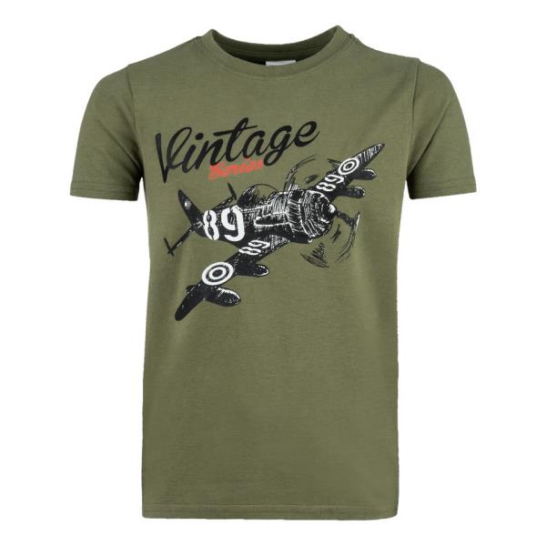 ΜΠΛΟΥΖΑΚΙ ΠΑΙΔΙΚΟ ΣΤΡΑΤΙΩΤΙΚΟ VINTAGE AIRCRAFT T-SHIRT
