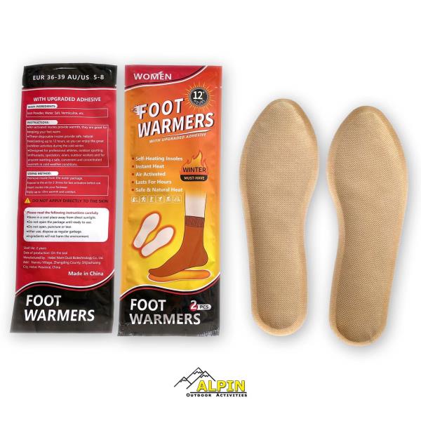 ΠΑΝΑΚΙΑ ΘΕΡΜΟΤΗΤΑΣ ΠΕΛΜΑΤΟΣ ΠΟΔΙΩΝ ALPIN FOOT WARMER