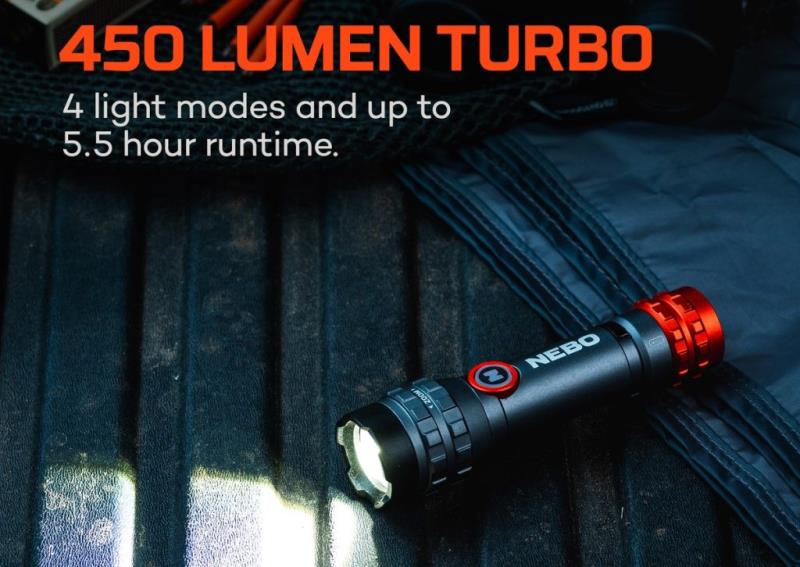 ΦΑΚΟΣ ΕΠΙΧΕΙΡΗΣΙΑΚΟΣ NEBO DAVINCI FLEX 450 lumen