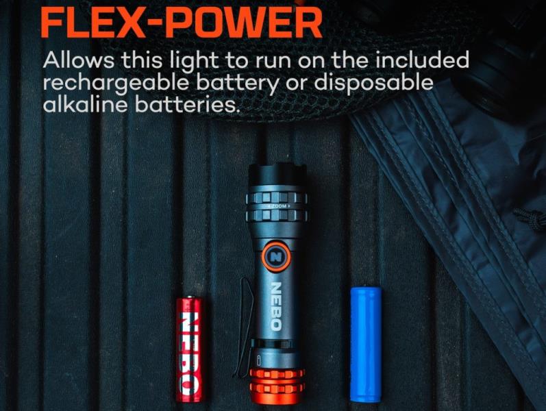 ΦΑΚΟΣ ΕΠΙΧΕΙΡΗΣΙΑΚΟΣ NEBO DAVINCI FLEX 450 lumen