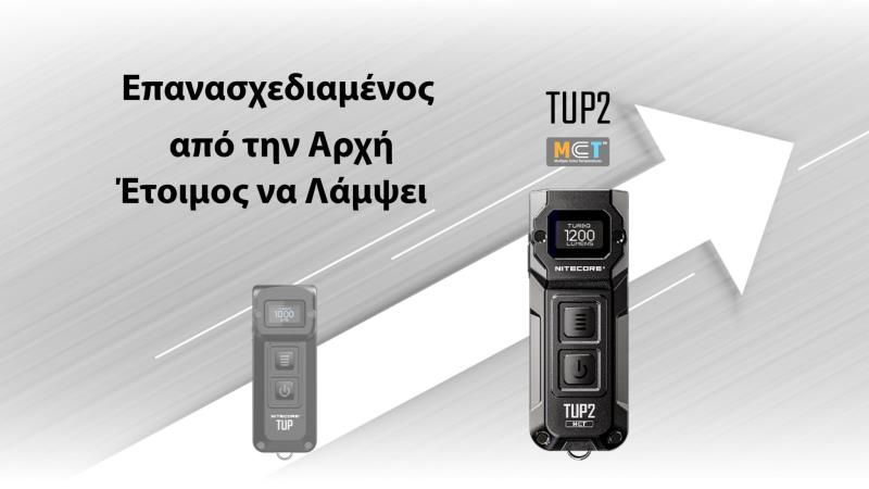 ΦΑΚΟΣ ΜΠΡΕΛΟΚ LED NITECORE TUP2 MCT 1200lm
