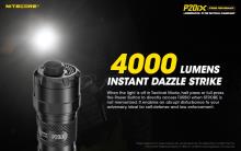 ΦΑΚΟΣ ΕΠΙΧΕΙΡΗΣΙΑΚΟΣ LED NITECORE P20ix LED 4000 Lm Strobe Ready