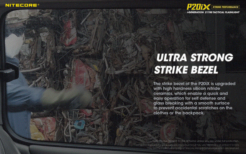 ΦΑΚΟΣ ΕΠΙΧΕΙΡΗΣΙΑΚΟΣ LED NITECORE P20ix LED 4000 Lm Strobe Ready