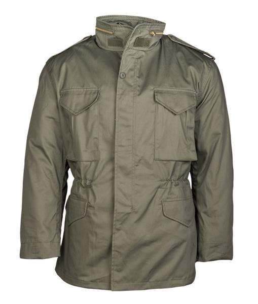 JACKET M65 ΣΤΡΑΤΙΩΤΙΚΟ ΜΟΝΟΧΡΩΜΟ ΜΕ ΕΠΕΝΔΥΣΗ