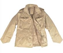 JACKET M65 ΣΤΡΑΤΙΩΤΙΚΟ ΜΟΝΟΧΡΩΜΟ ΜΕ ΕΠΕΝΔΥΣΗ