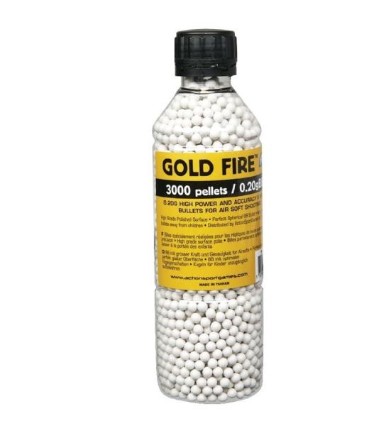 ΜΠΙΛΙΕΣ SOFT GOLD FIRE 0.20g /3000pcs in a Bottle
