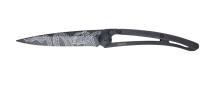 DEEJO BLACK 37G POCKET KNIFE GRANADILLA WOOD JAPAN DRAGON